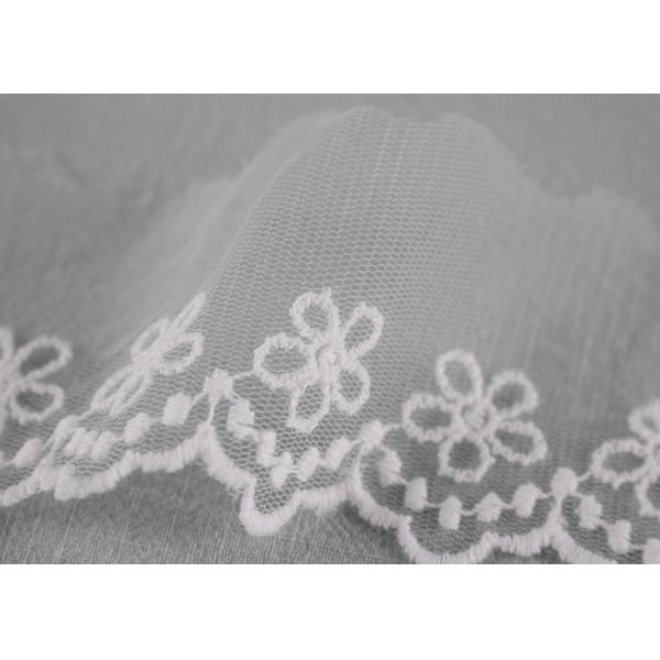 Изготовленная на заказ лента шнурка вышивки цветка отделки шнурка нейлона дизайна шнурка для платья Тюль