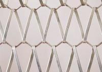 Panneaux de treillis métalliques en spirale 3 mm décoratifs pour rideaux