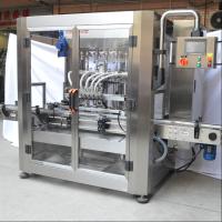 La bouteille 1-5L en plastique automatique lubrifient la machine à étiquettes de capsulage remplissante de shampooing d'huile