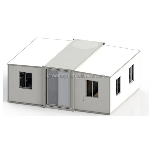 2 Bedroom Container Farm House Granny Flat House Customized Color PE
