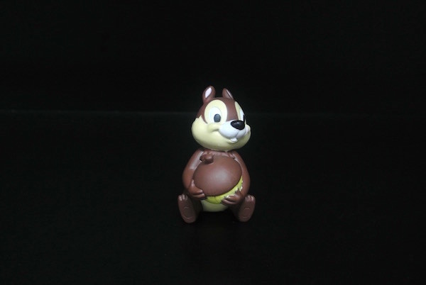 Kids Brown Plastic Squirrel Figurine With Disney Logo 80 - 90 Degree