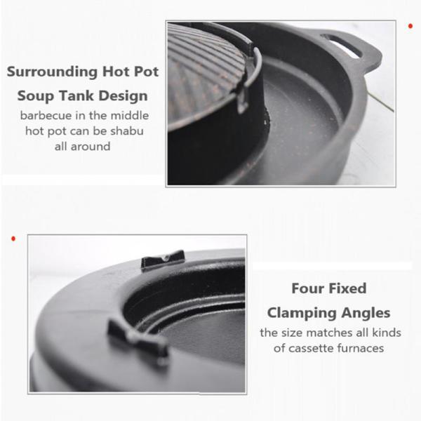 Корейский алюминий лотка гриля Stovetop квадрата стиля не вставляет бездымную плиту Stovetop барбекю