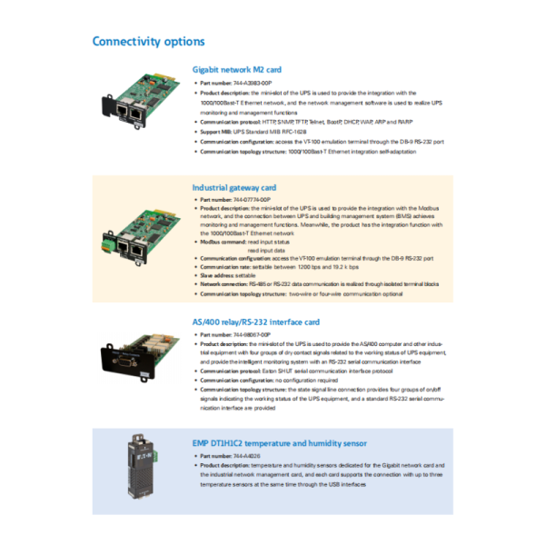 Eaton 93T 15KVA Double Conversion Online Tower UPS with Lithium-ion Compatibility