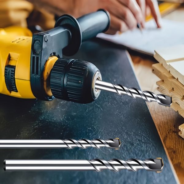40Cr 4 - 10mm Masonry Drill Turbo Concrete Core Drill Bit Facetted Tungsten Carbide 5 8