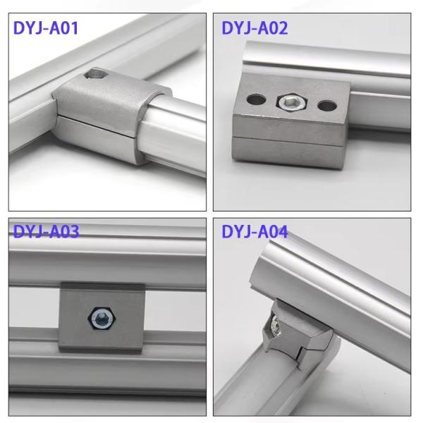 DYJ28-A01 New Generation Industrial Profile Lean Pipe Connector Applied In Workshop And Factory