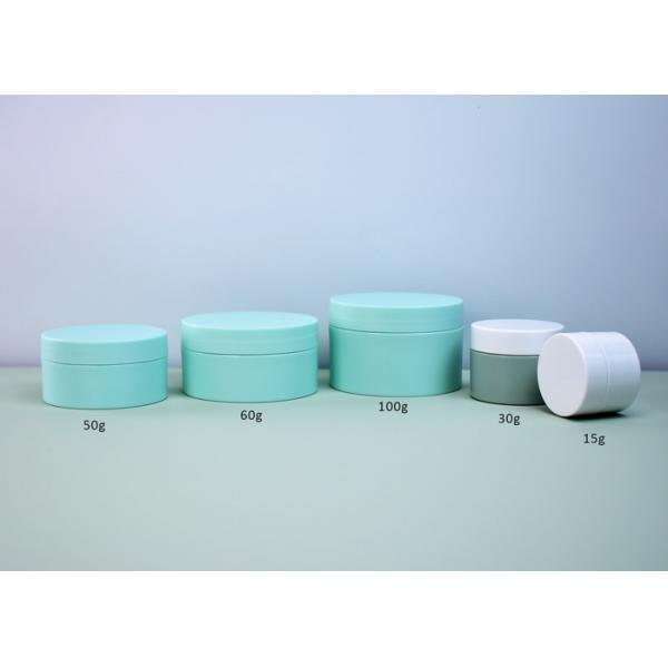 Classic Empty 1OZ custom Round plastic PP cream jar with Thick Heavy wall for Skincare Face cream with PCR available
