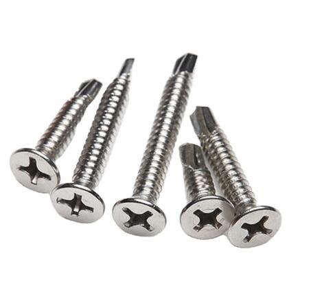 La cabeza avellanada Phillips Drive Steel Self Drilling atornilla el cinc blanco azul plateado