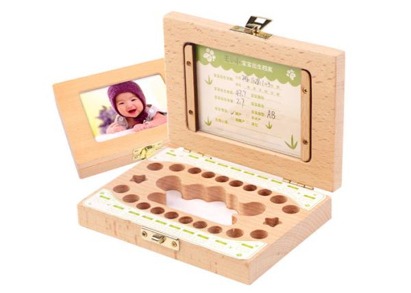 Baby Hair Deciduous Tooth Keepsake Box Souvenir Gift Teeth Preservation Box