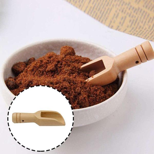 Mini 2.4*7.6cm Household Kitchen Products Scoop Salt Sugar Coffee Spoon