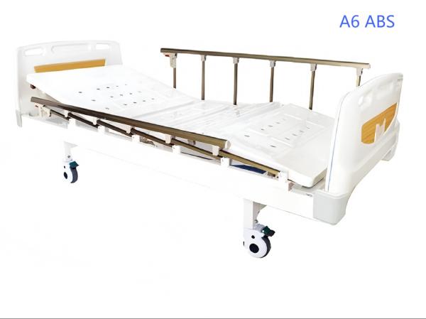 Dual-Layer Manual Nursing Bed with Manual Crank Adjustments and Hardness Options for Hospitals and Care Facilities