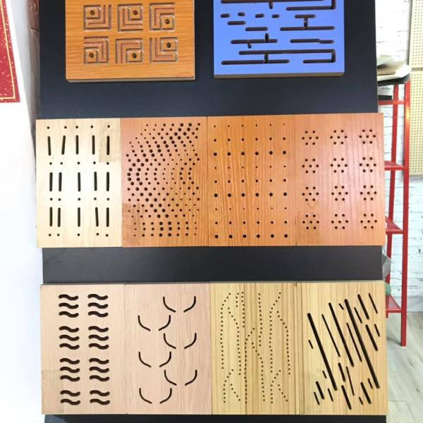 Decorative and Sound Absorption Wall Acoustic Panels Timber Perforated Sound Board