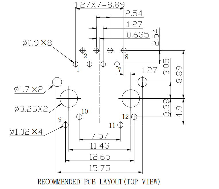 LPJ0013AHNL 10/100 Base-T Magnetic RJ45 Connnector with LED