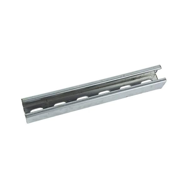 ISO9001 Steel Strut Channel Silver Galvanized Steel Channel Supplier