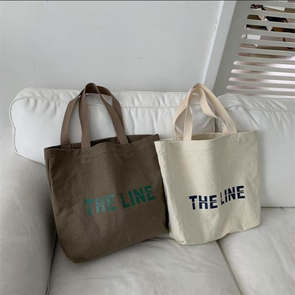Daily School Life Eco Friendly Custom Canvas Tote Bag with Customized Logo Printing