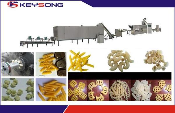 Industrial Scale Fully Automatic Pasta Machine Macaroni Making Machine Various Shapes