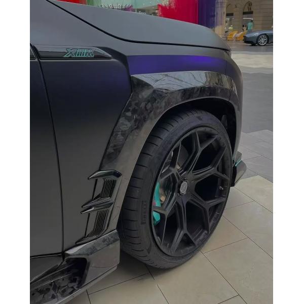 XM Bmw Wide Body Kit Carbon Fiber Front Lip Spoiler Black Bmw Side Skirt Wheel Arch