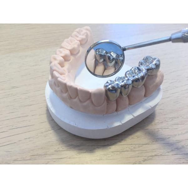 22mm Diameter Stainless Steel Dental Mirror , Dental Inspection Mirror Front Surface