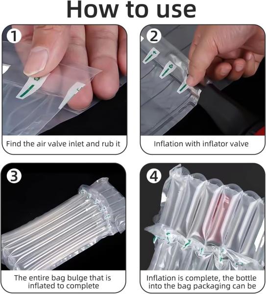 CTCX Air Cushion Plastic Protective Cushioning Material Air Column Inflatable Bubble Bag Inflatable Air Column Bags Laptops