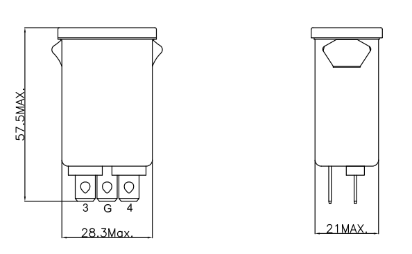 Фильтр Inlte силы EMI высокой эффективности 110V/250V с фильтром гнезда C14 IEC 320 одиночным