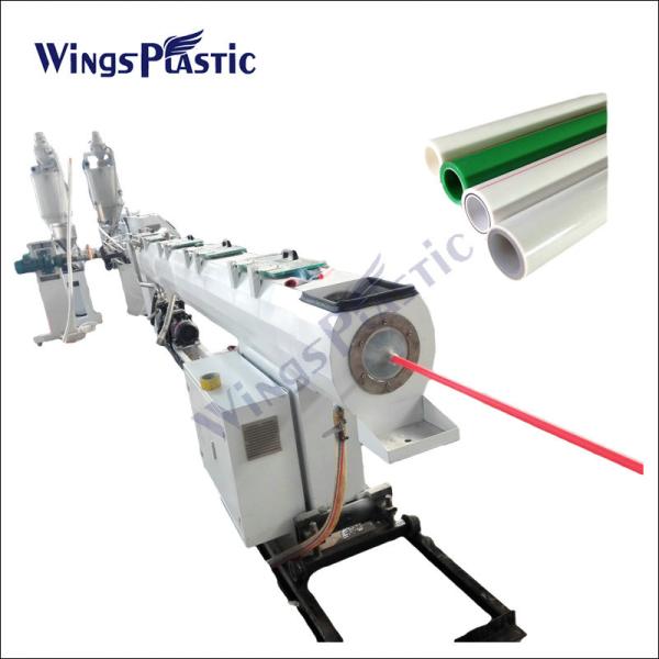 Máquina de extrusão de tubos de água PPR de tubo PERT 380V/50HZ com velocidade de 0,5-10m/min