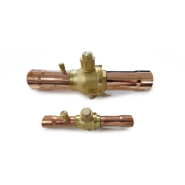 DN4-DN100 5/8 Refrigeration Ball Valve For CFC HCFC HFC Refrigerants