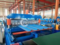 Petit pain en acier de plate-forme de plancher de feuille de PPGI formant la machine 1250 millimètres de vitesse rapide de largeur maximum