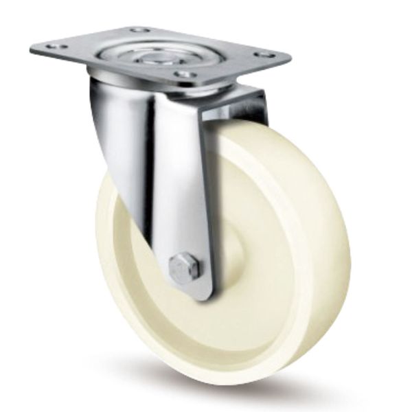 100 mm European-Style Plastic Transport Caster Swivel Wheel for Trolley & Industrial Use