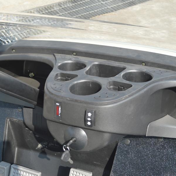 Popular Outdoor 6 Seater Golf Cart With Aluminum Rim , 48V Battery Voltag