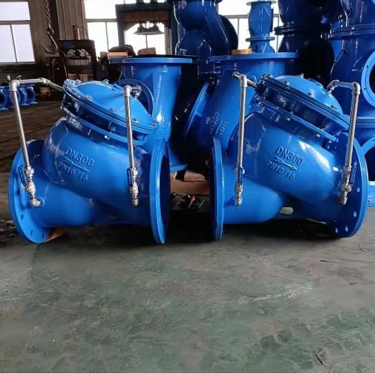 Robust Cast Iron ANSI 150LB JIS 10K pn16 WCB Hydraulic Water Diaphragm Multifunctional Pump Control Valve