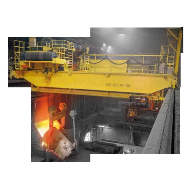 5 Ton 10 Ton Electric Overhead Traveling Casting Crane Double Girder Cabin Control