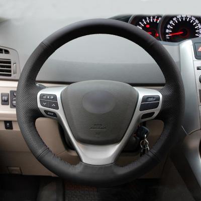 For Toyota Verso for Toyota EZ  for Toyota Avensis Custom Hand Sewing Interior Accessories Steering wheel covers