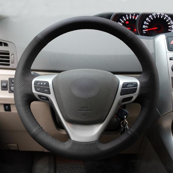 For Toyota Verso for Toyota EZ  for Toyota Avensis Custom Hand Sewing Interior Accessories Steering wheel covers