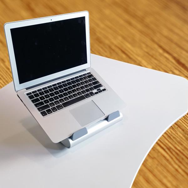 650g Aluminium Alloy Swivel Laptop Holder 220mm Length For Notebook