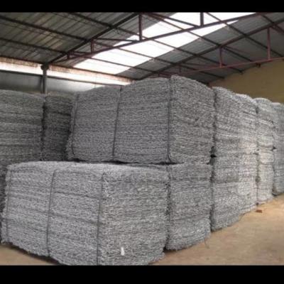 Proteção de Mesh Double Twisted Hexagonal Slope do fio de Kawat Gabion