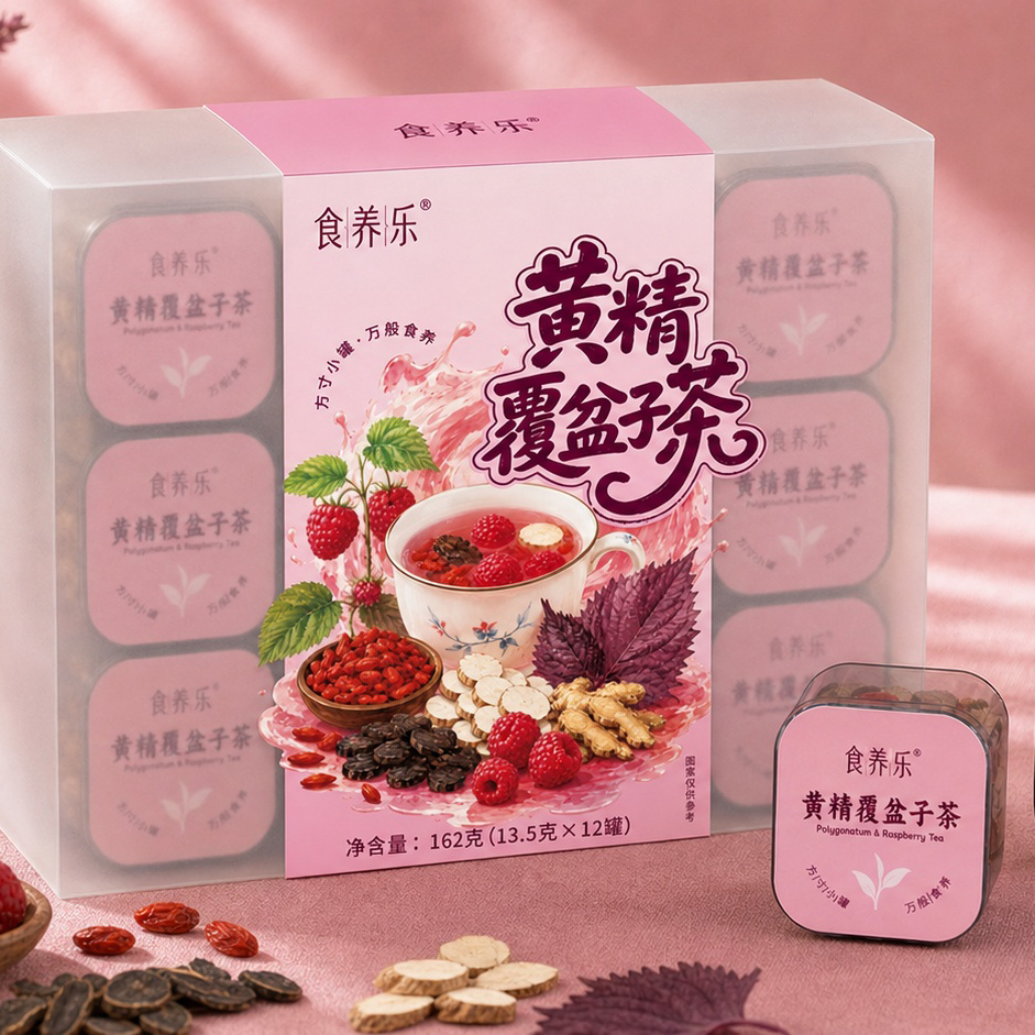 OEM / ODM Private Label Kidney Nourishing Tea Solomon's Seal & Raspberry Instant Herbal Wellness Blend