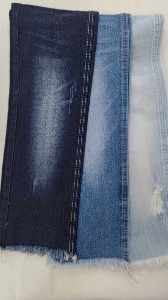 90% Coton 6% Rayonne 2% Spandex TISSU DENIM INDIGO FONCÉ 7S*10/20 extensible JSD3009