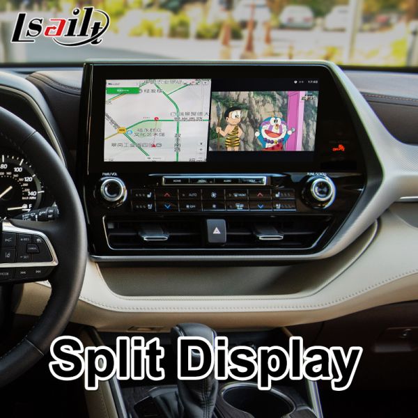 Lsailt Android Car Navigation Multimedia Video Interface for 2020-Present Toyota Highlander