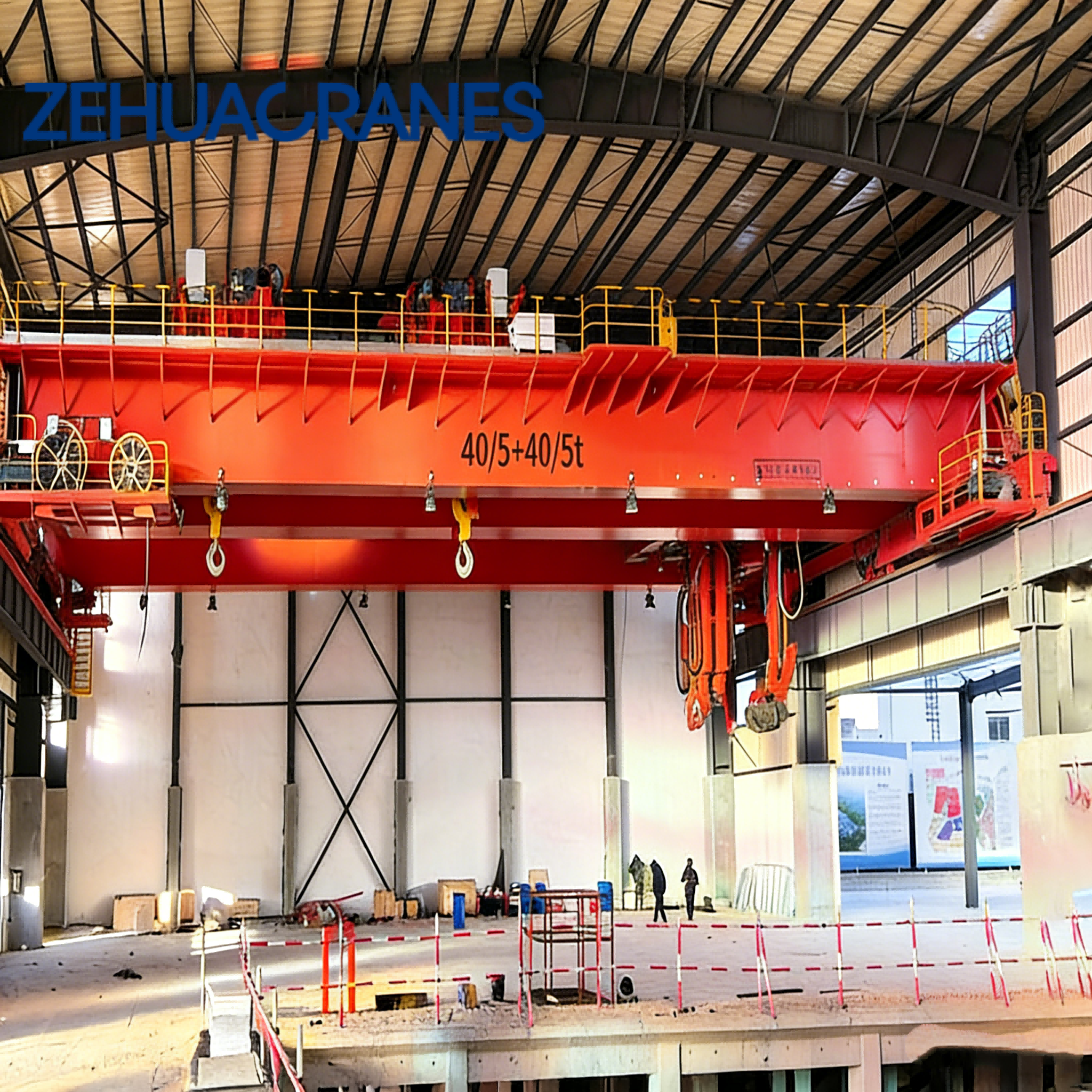 Multi-Function Electrolytic Aluminum Double Girder Electric Overhead Crane 5 Ton Anode Cathode Handling Anti-Corrosion Design