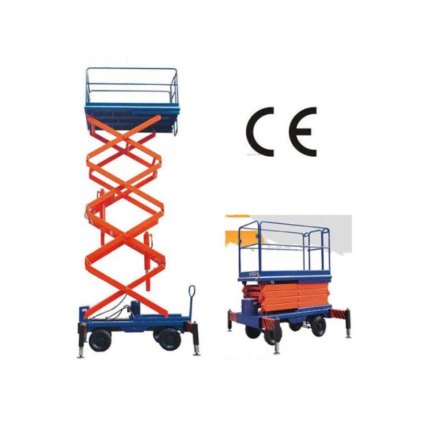 CE Approved 11M Electric Portable Hydraulic Boom Lift , Man Lift For Aerial Work