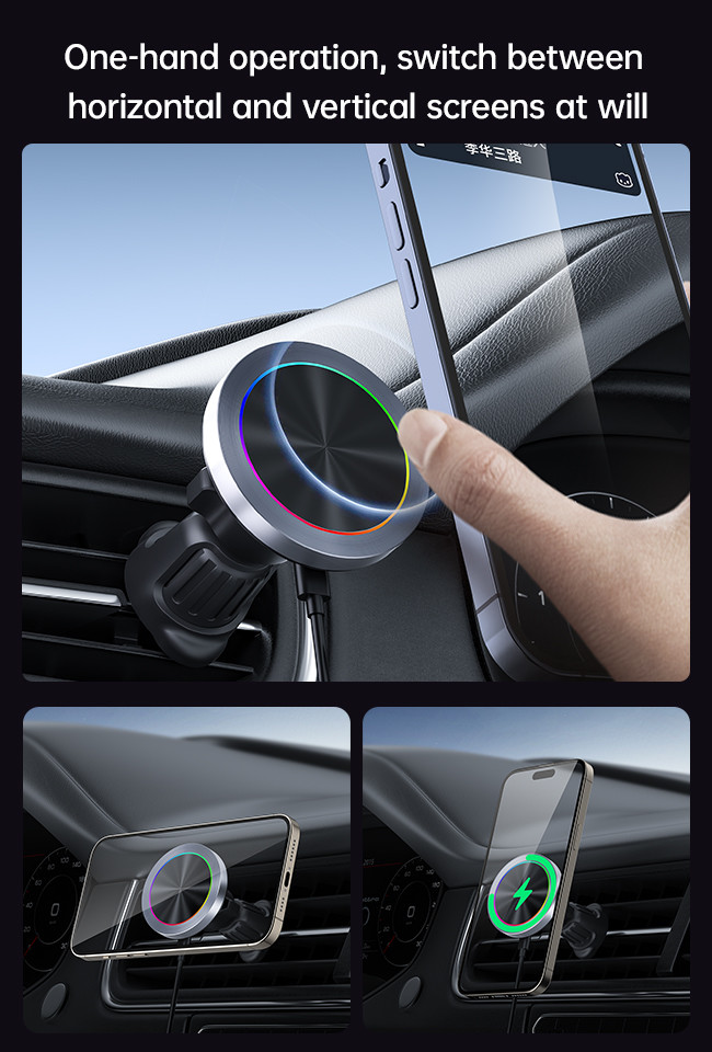 Ультра маленький диаметр Magsafe Car Mount настраиваемый зарядное устройство Magsafe Car Mount
