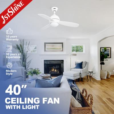 Motor AC Ventilador de teto LED remoto moderno 220V 50HZ Com lâminas de MDF