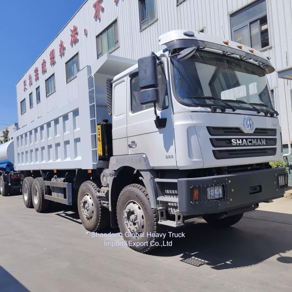 Shacman 30m3 Largo Box 8X4 12 Wheeler Heavy Duty Dump Truck 400HP Diesel Engine New Condition Tipper Truck