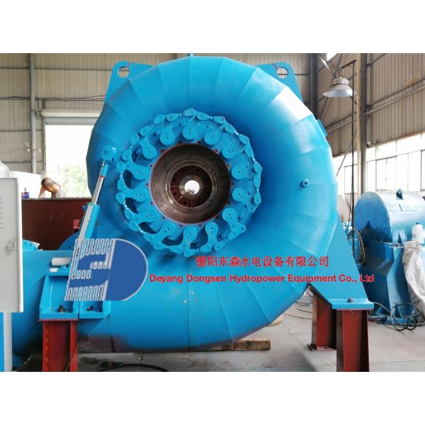 Automatic Control Mode Francis Turbine Generator with Horizontal Or Vertical Layout and 450-1000RPM Rated Speed for Power Generation