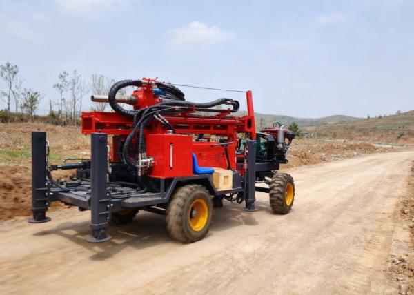 Self-propelled Water Rig Drilling Machine Easy Movement