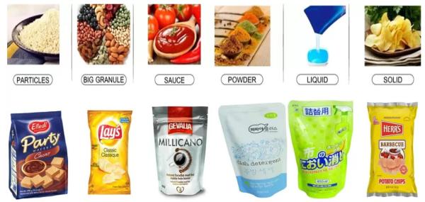 VFFS 520/620/720 Systems Mixed Nuts Ground Powder Grain Food Bag Packing Machine