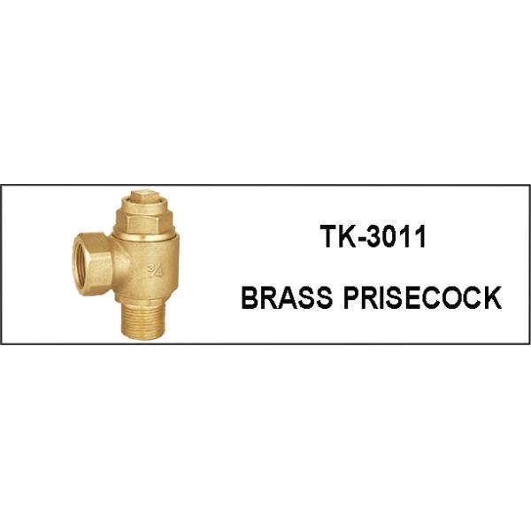 Toilet PTFE Full Port Forged Cock Brass Water Stop Valve 15mm