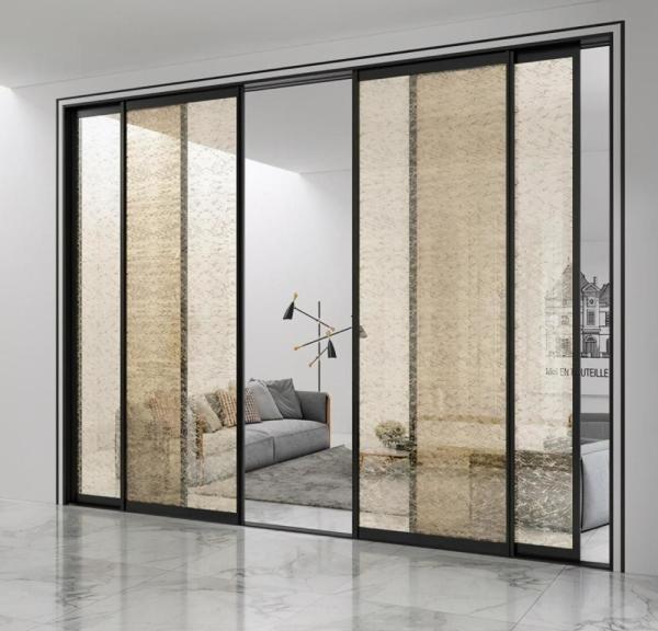 Modern Office Glass Screen 3mm-12mm Tempered Glass Room Divider Panel