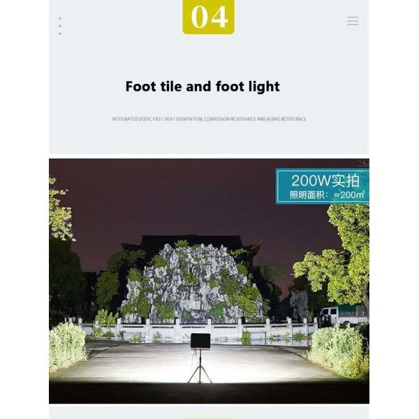 LED Floodlight 220V 10W 20W 30W 40W 50W 100W 200W 300W 400W Waterproof Advertising Light