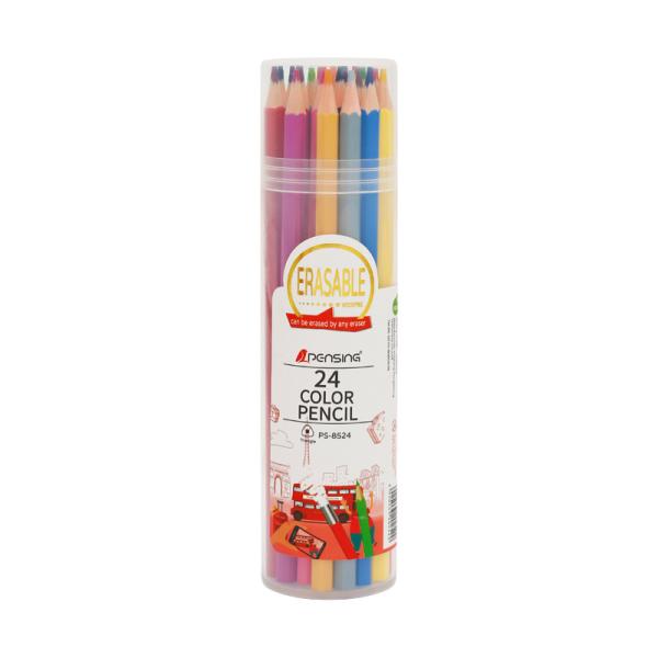 Customized Logo Personalized Cute Hexagonal Boxes Wood Coloring Pencils for Promotion