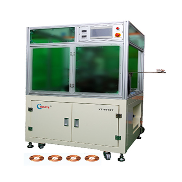 Wireless Charger Receiver Air Coil Winding Machine 120pcs/H 99.8% Yield rate